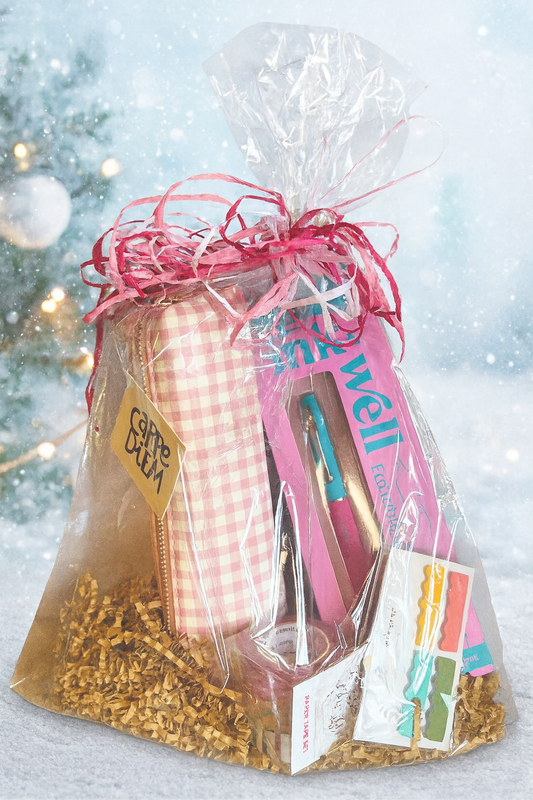 Teacher Gift Bundle: Pencil Case, Sticky Notes, Washi Tape & Fountain Pen