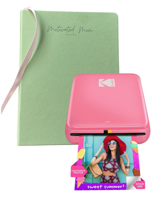 Motivated Mom Planner and Kodak Step Printer Bundle